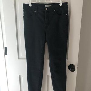 Madewell Black High- Rise Skinny Jeans